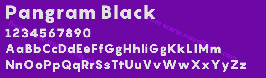 Pangram BlackPreview