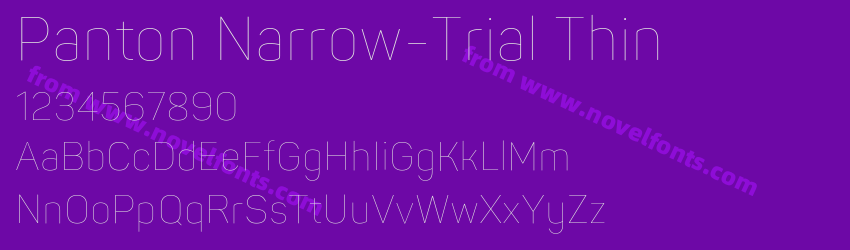 Panton Narrow-Trial ThinPreview