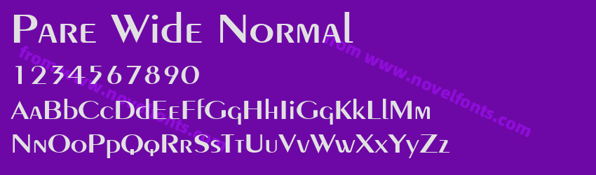 Pare Wide NormalPreview