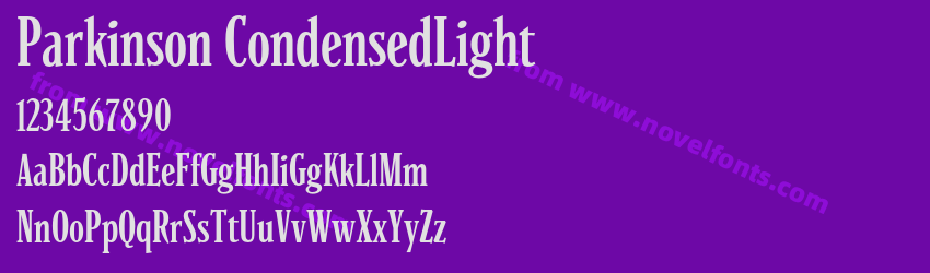 Parkinson Condensed LightPreview