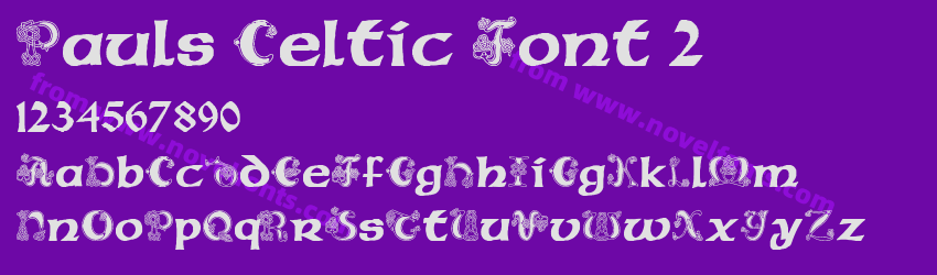 Pauls Celtic Font 2Preview