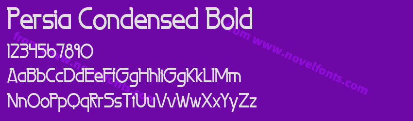 Persia Condensed BoldPreview