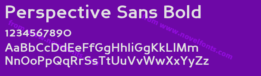 Perspective Sans BoldPreview