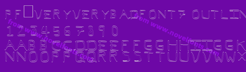 Pf_veryverybadfont7 OutlinePreview