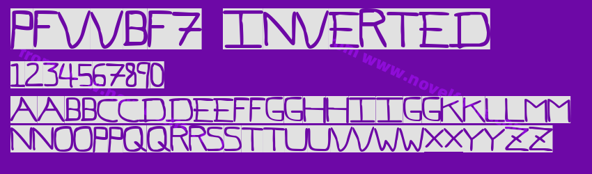 Pf_veryverybadfont7 InvertedPreview