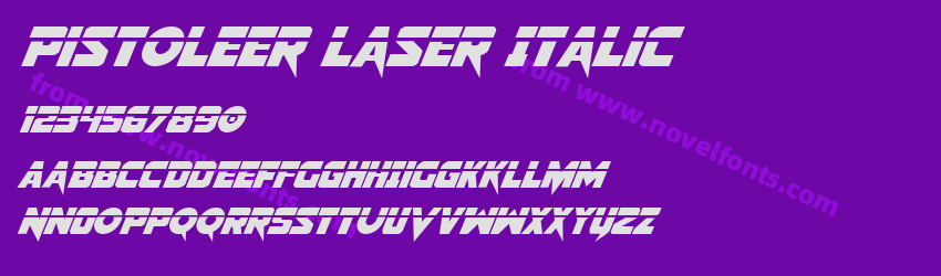 Pistoleer Laser ItalicPreview