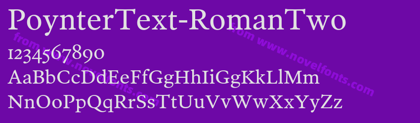 PoynterText-RomanTwoPreview