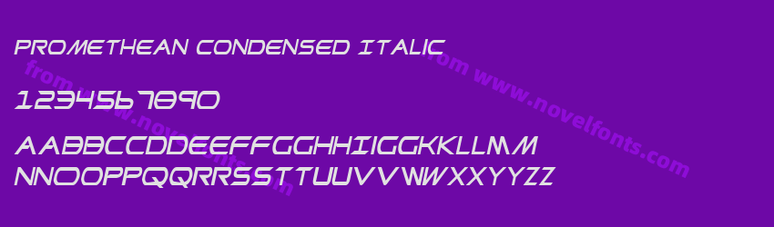 Promethean Condensed ItalicPreview