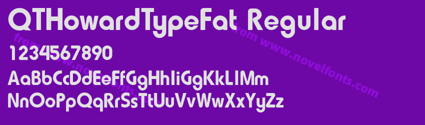 QTHowardTypeFat RegularPreview