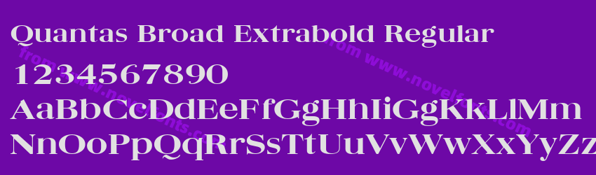 Quantas Broad Extrabold RegularPreview