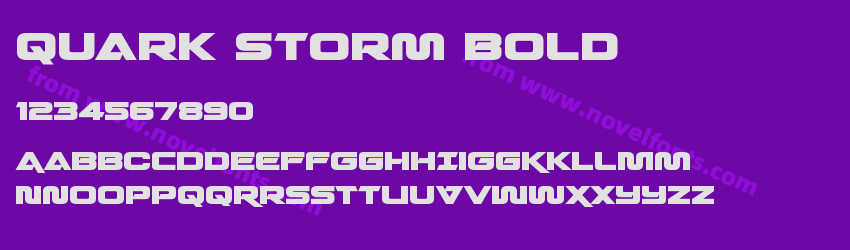 Quark Storm BoldPreview