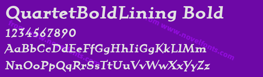 QuartetBoldLining BoldPreview