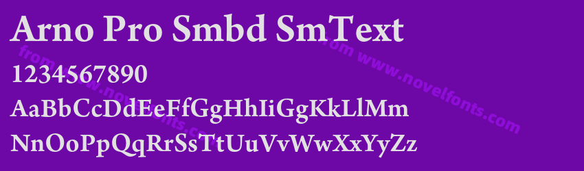 Arno Pro Smbd SmTextPreview