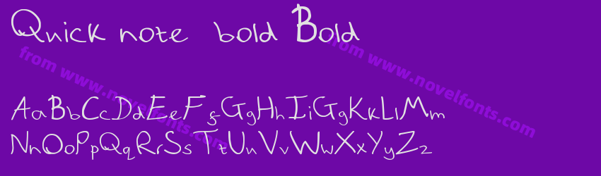 Quick note_bold BoldPreview