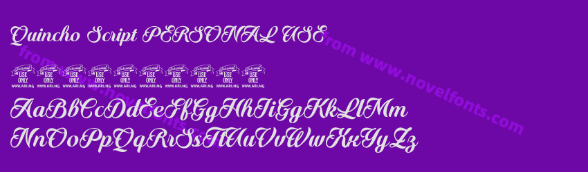 Quincho Script PERSONAL USEPreview