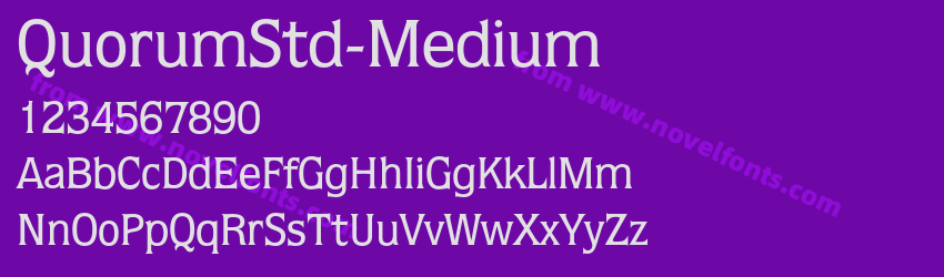 Quorum Std MediumPreview