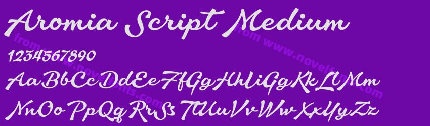 Aromia Script MediumPreview