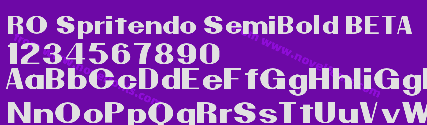 RO Spritendo SemiBold BETAPreview