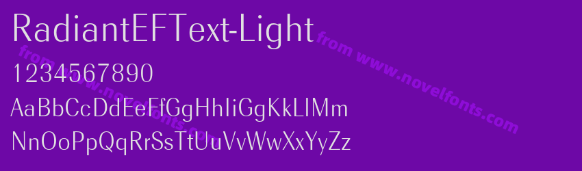 RadiantEFText-LightPreview