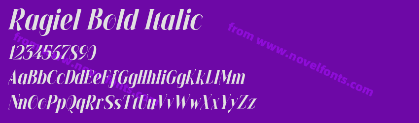 Ragiel Bold ItalicPreview