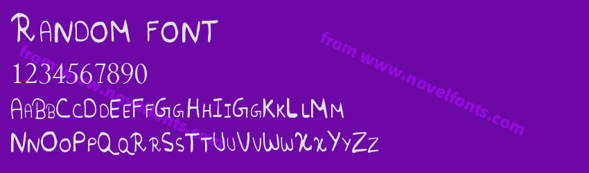 Random fontPreview