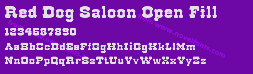 Red Dog Saloon Open FillPreview