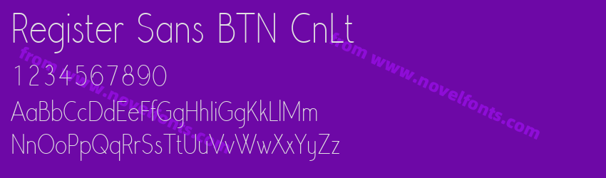 Register Sans BTN CnLtPreview Register Sans BTN CnLtPreview