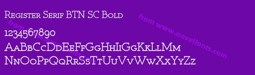 Register Serif BTN SC BoldPreview Register Serif BTN SC BoldPreview