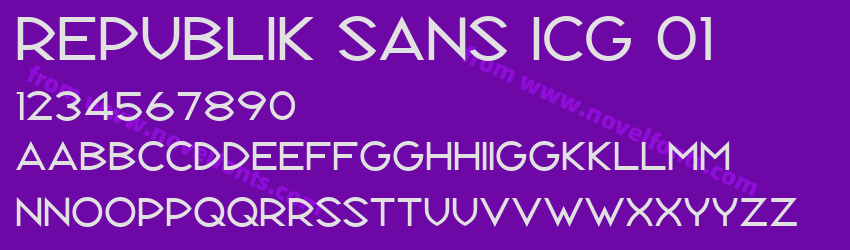 Republik Sans ICG 01Preview