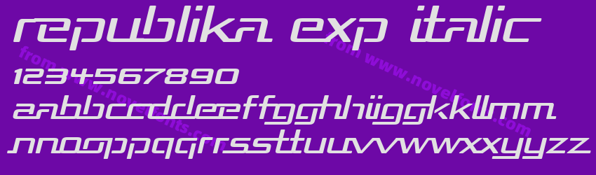 Republika Exp ItalicPreview