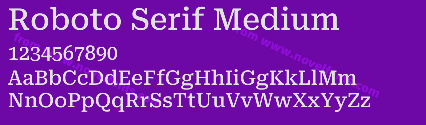 Roboto Serif MediumPreview