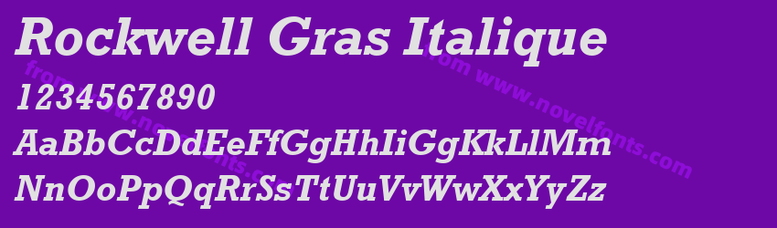 Rockwell Gras ItaliquePreview