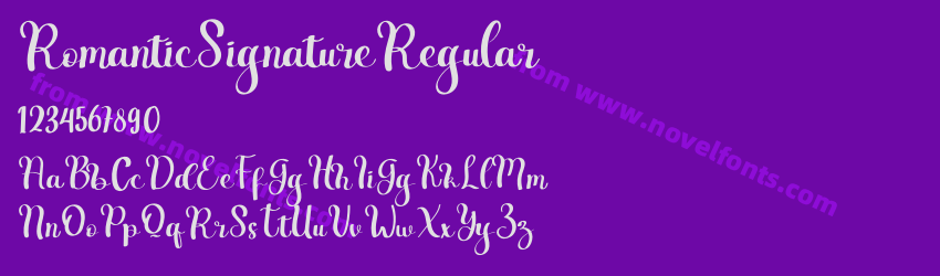 RomanticSignatureRegularPreview