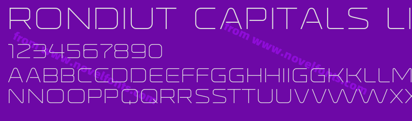 Rondiut Capitals LightPreview