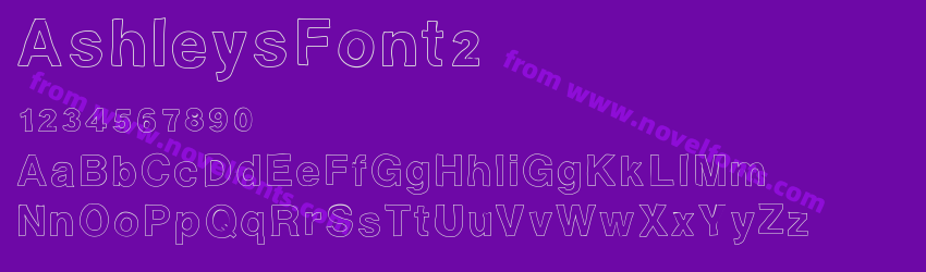 AshleysFont2Preview