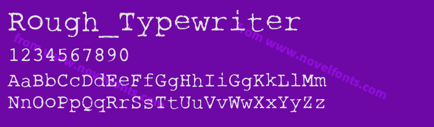 Rough_TypewriterPreview