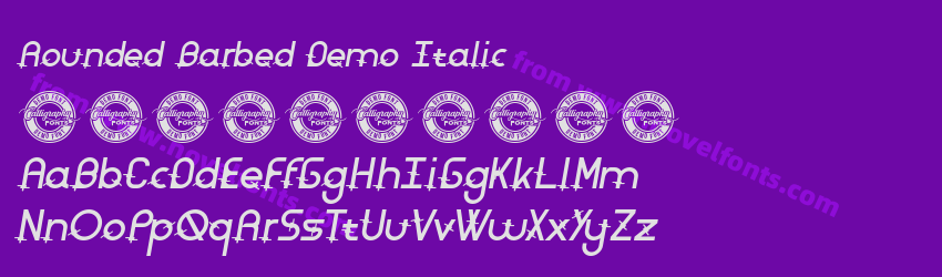 Rounded Barbed Demo ItalicPreview