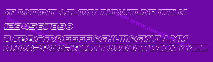 SF Distant Galaxy AltOutline ItalicPreview