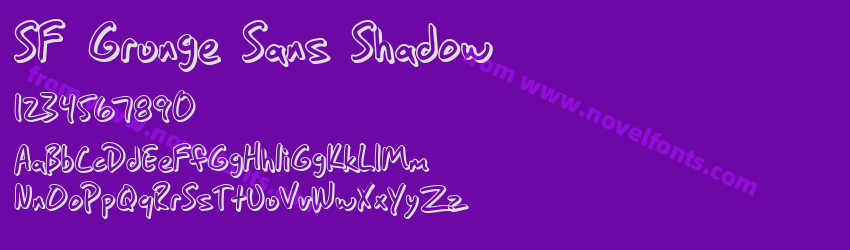 SF Grunge Sans ShadowPreview