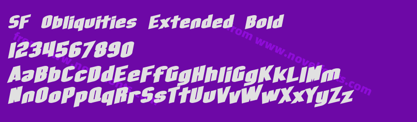 SF Obliquities Extended BoldPreview