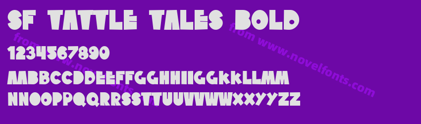 SF Tattle Tales BoldPreview