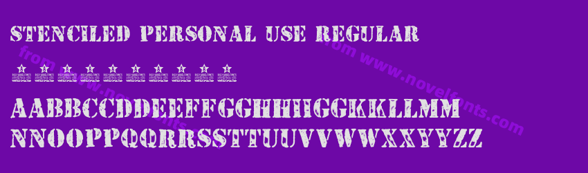 STENCILED PERSONAL USE RegularPreview