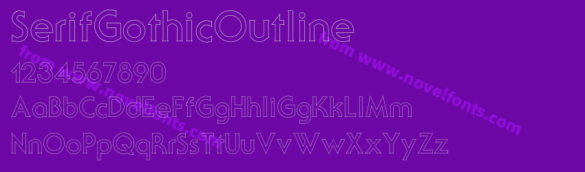 SerifGothicOutlinePreview