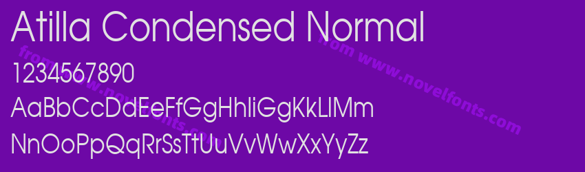 Atilla Condensed NormalPreview