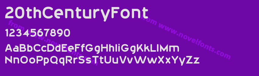 20thCenturyFontPreview