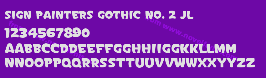 Sign Painters Gothic No. 2 JLPreview