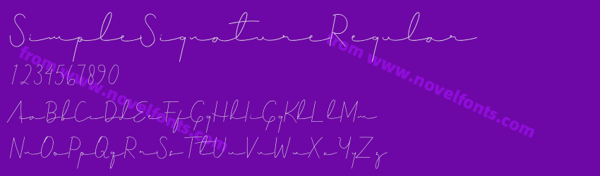 SimpleSignatureRegularPreview