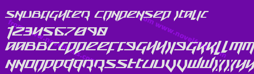 Snubfighter Condensed ItalicPreview