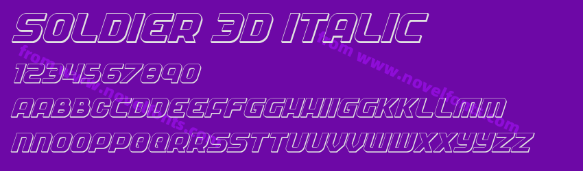 Soldier 3D ItalicPreview