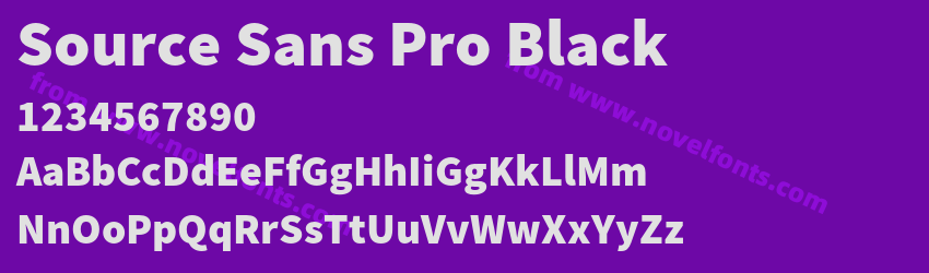 Source Sans Pro BlackPreview